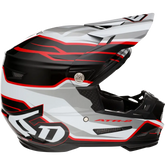 6D HELMETS ATR-2 Helmet - Phase - White/Red - 2XL 12-2839